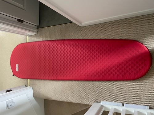 Thermarest sleeping mat - sleeping, red